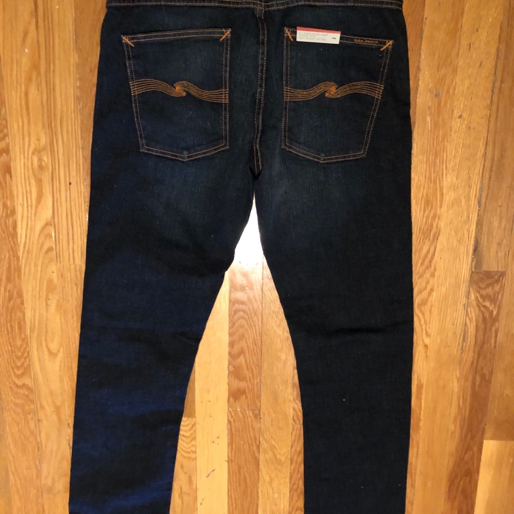 Nudie Grim Tim Jean in authentic deep. Size 34x34.